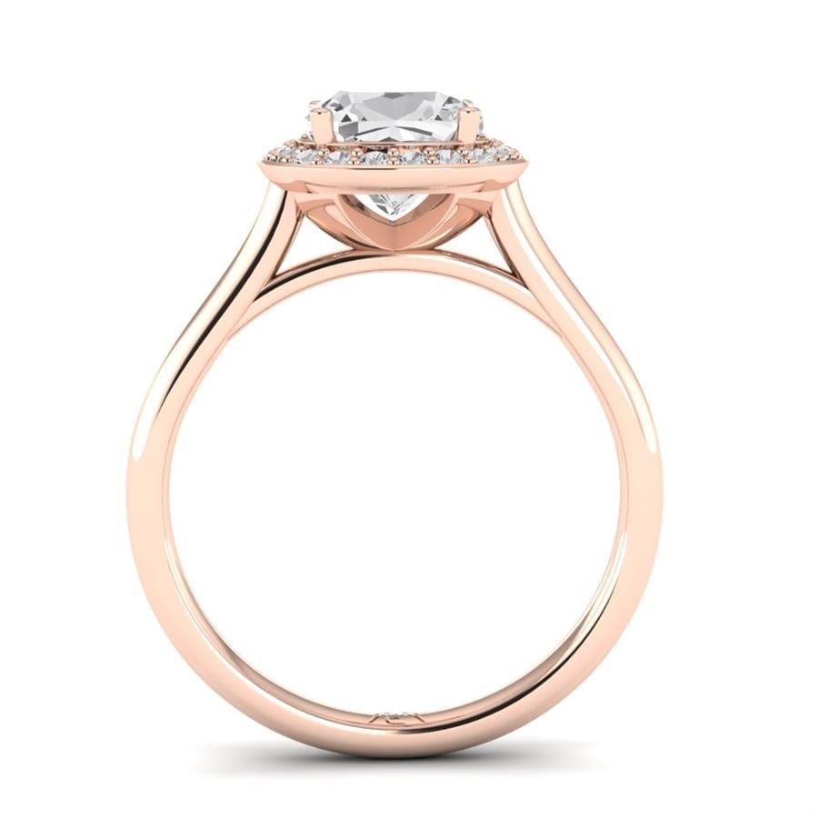 Solitaires Novéria Or Rose Diamant 2.15 ct
