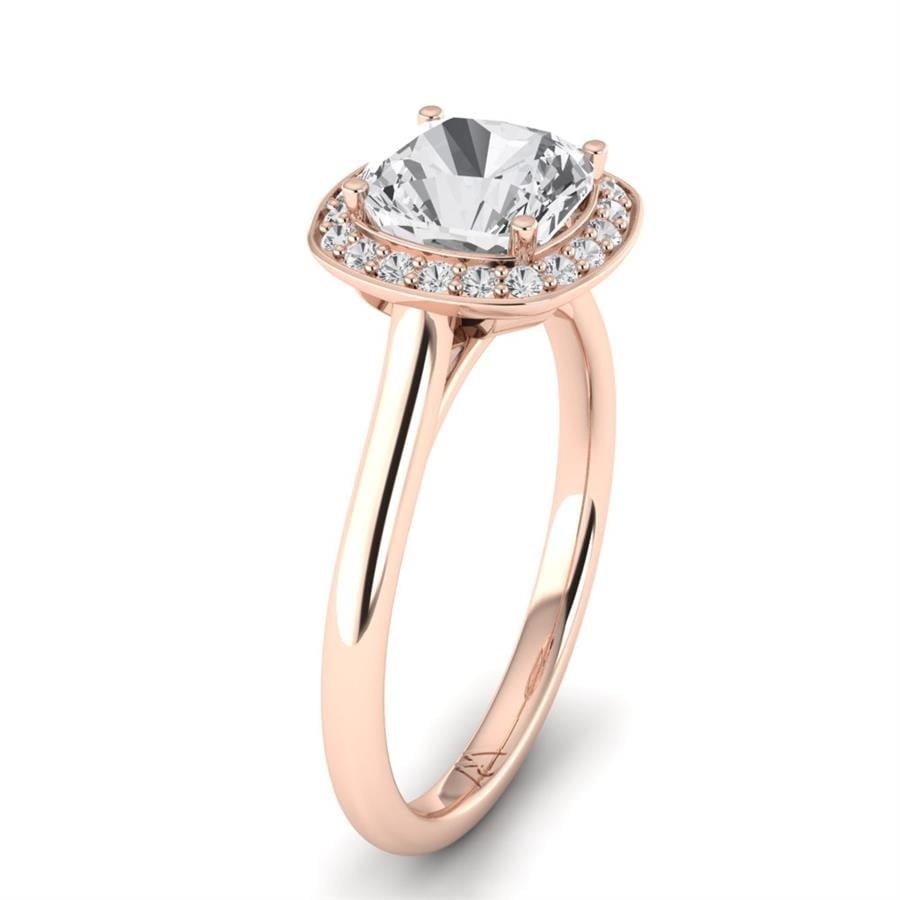 Solitaires Novéria Or Rose Diamant 2.15 ct