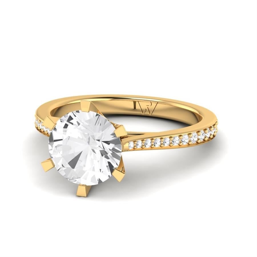 Solitaires Nuvia Or Jaune Diamant 2.4 ct