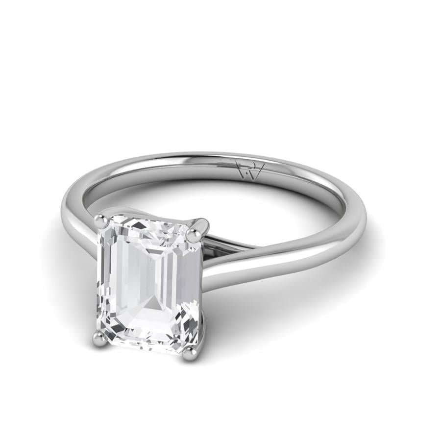 Solitaires Oralia Or Blanc Diamant 2 ct