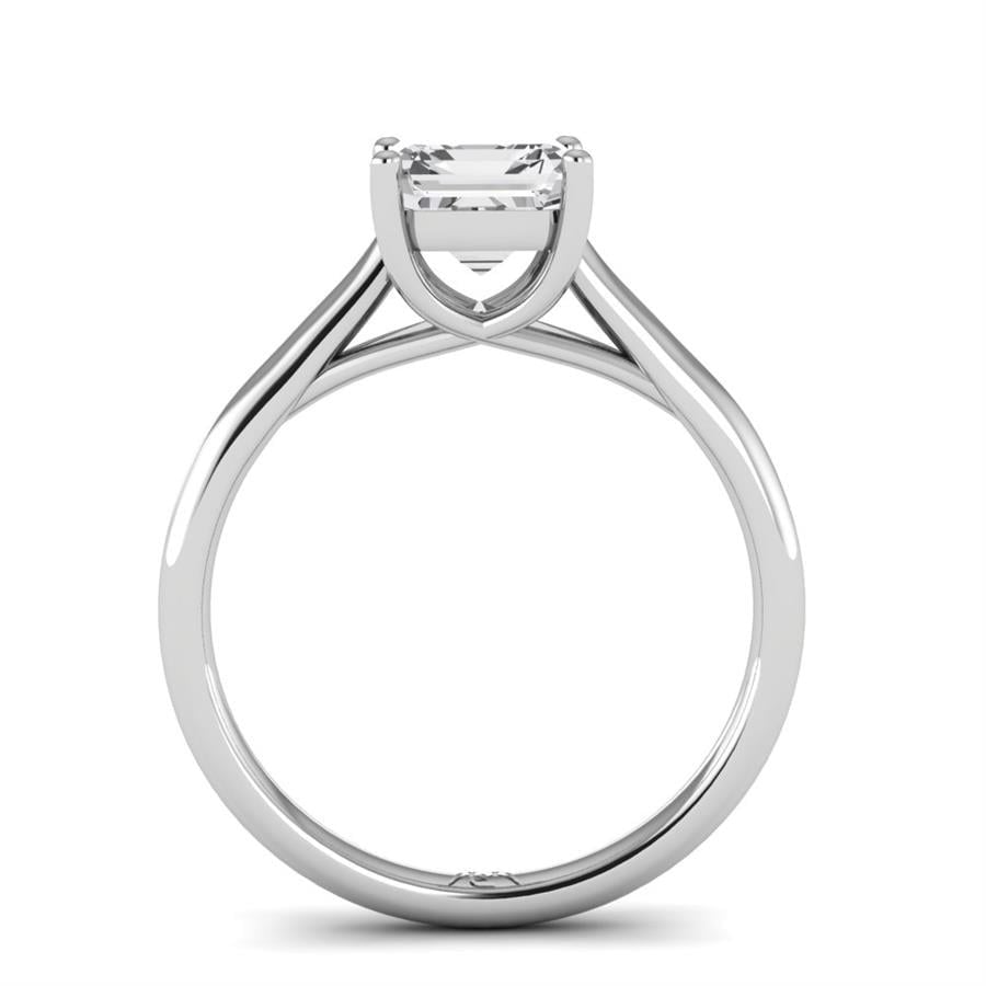 Solitaires Oralia Or Blanc Oxyde de zirconium 2 ct