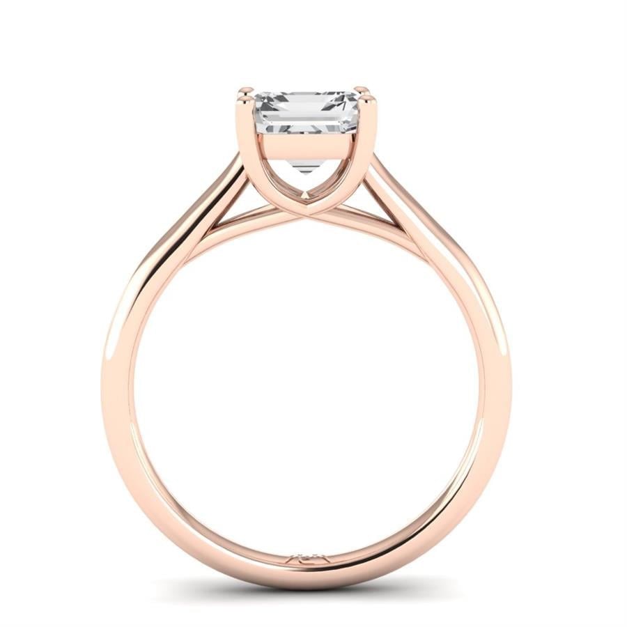 Solitaires Oralia Or Rose Diamant 2 ct