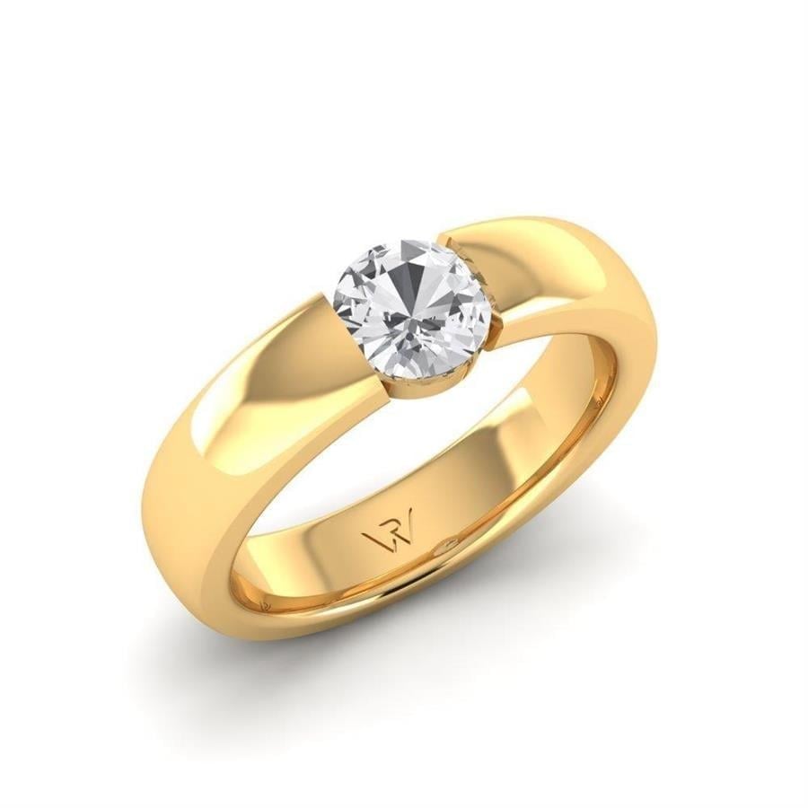 Solitaires Pureté Argent Oxyde de Zirconium 0.75 ct