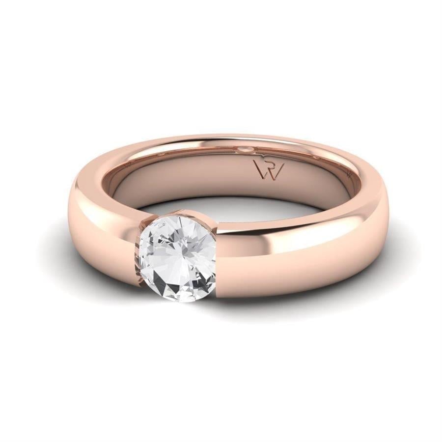 Solitaires Pureté Argent Oxyde de Zirconium 0.75 ct