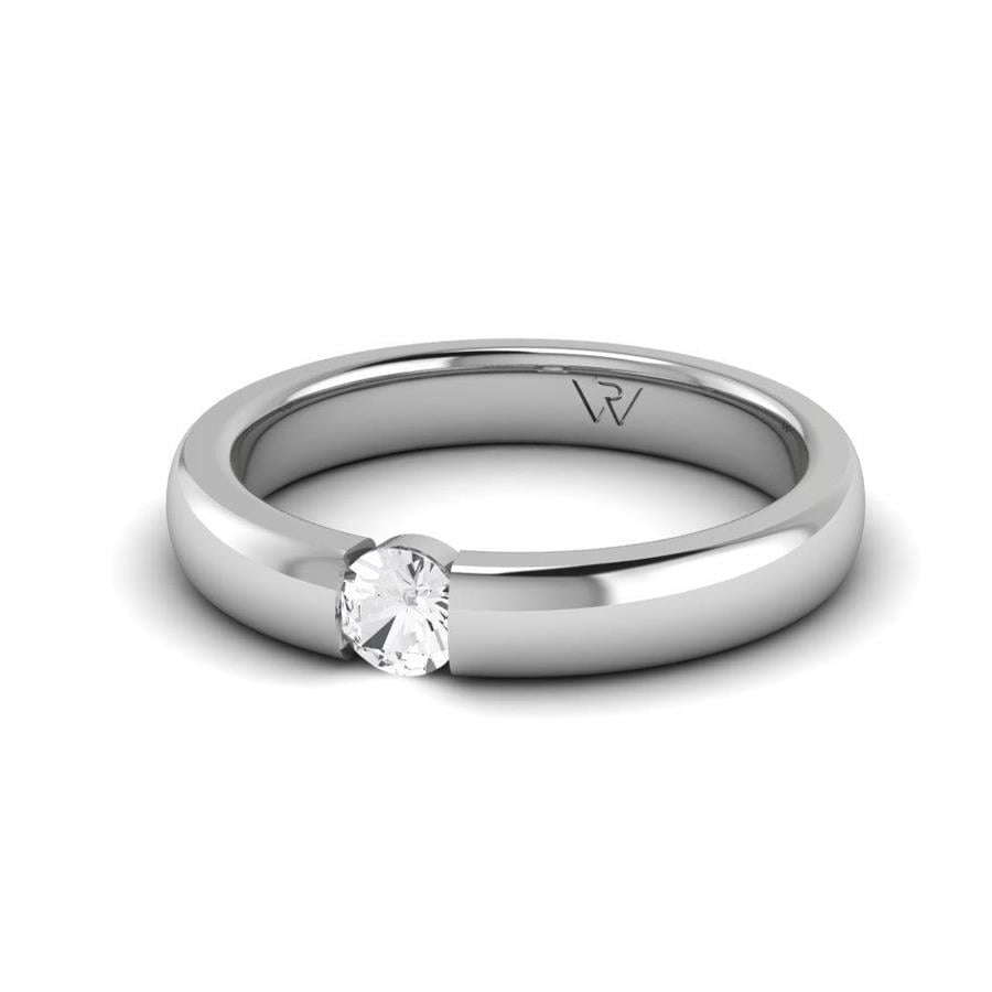 Solitaires Pureté Argent Oxyde de Zirconium 0.20 ct