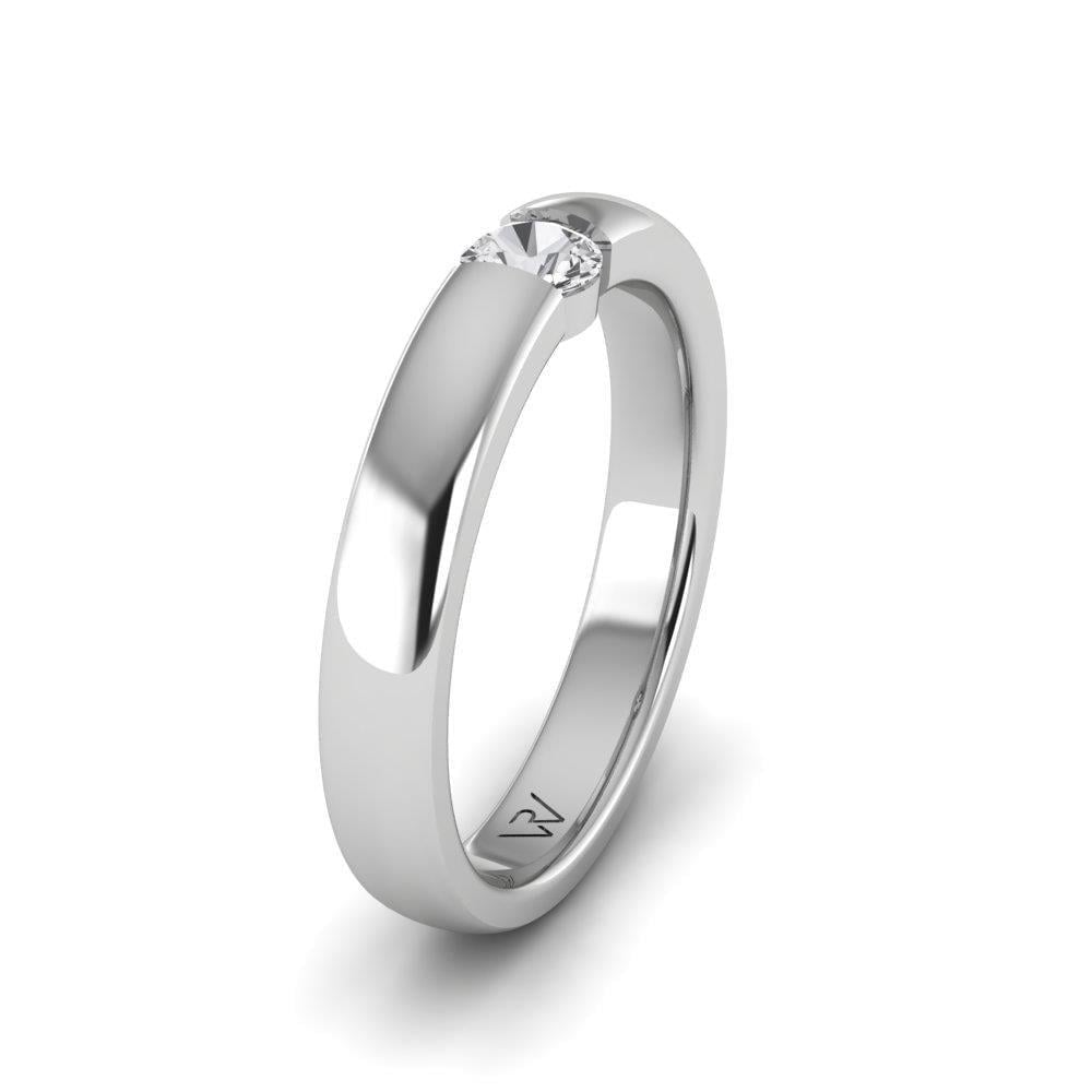 Solitaires Pureté Or Blanc Diamant 0.20 ct