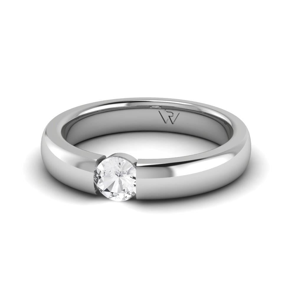 Solitaires Pureté Or Blanc Diamant 0.33 ct