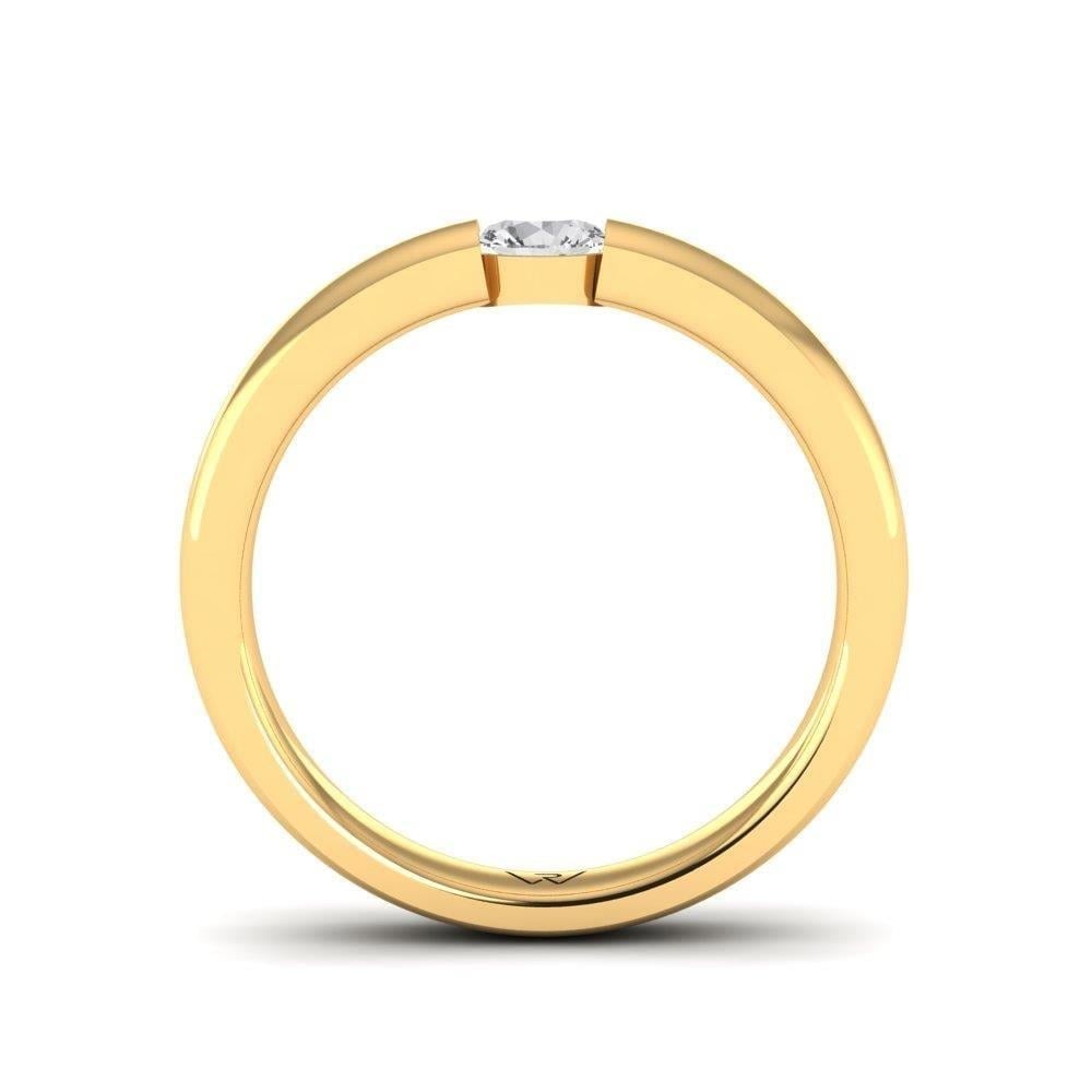Solitaires Pureté Or Jaune Diamant 0.25 ct