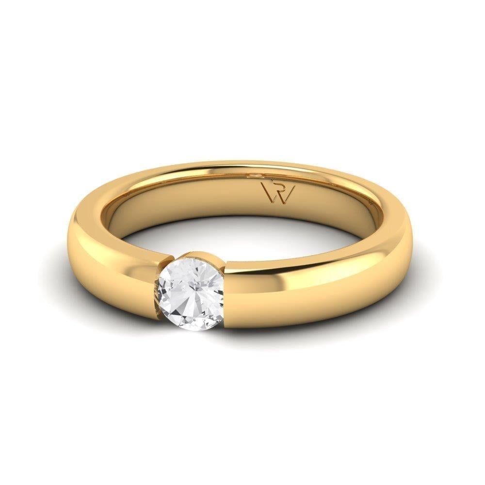 Solitaires Pureté Or Jaune Diamant 0.33 ct