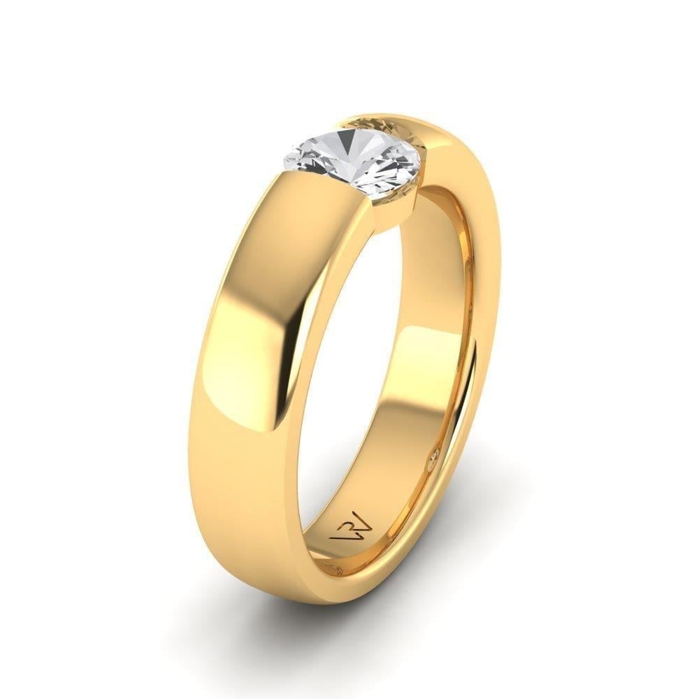 Solitaires Pureté Or Jaune Diamant 0.75 ct