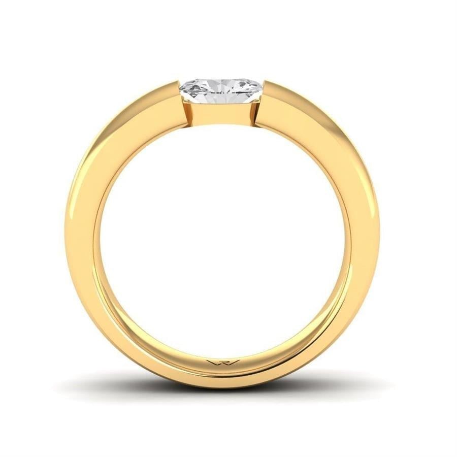 Solitaires Pureté Or Jaune Diamant de Synthèse 2.79 ct