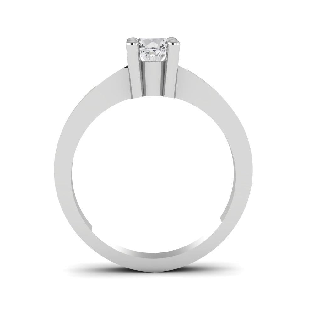 Solitaires Épuria Argent Or Blanc 0.50 ct
