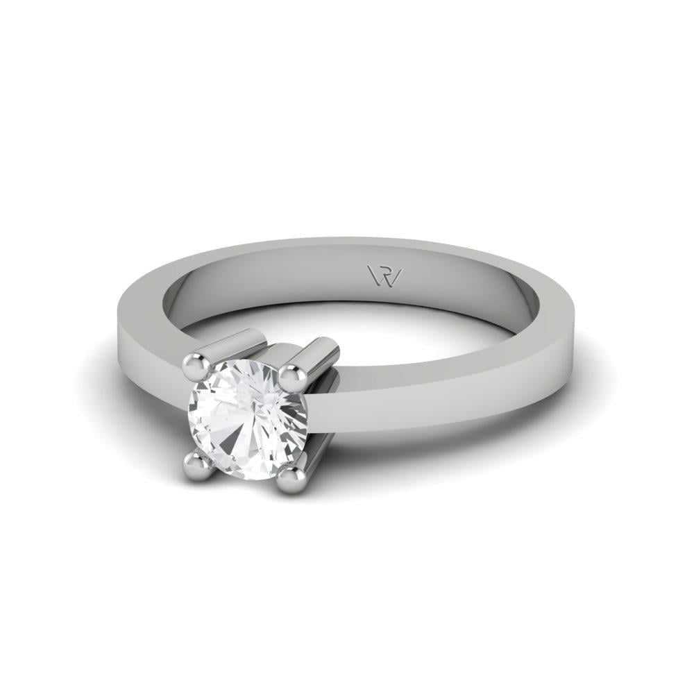 Solitaires Épuria Or Blanc 0.50 ct
