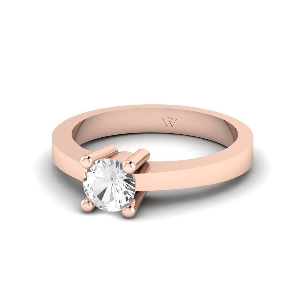 Solitaires Épuria Or Rose 0.50 ct