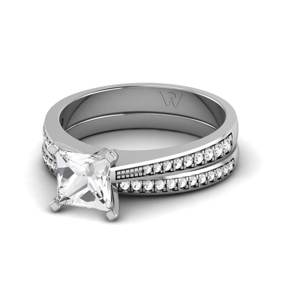 Solitaires Radiance Or Blanc Diamant 1.30 ct