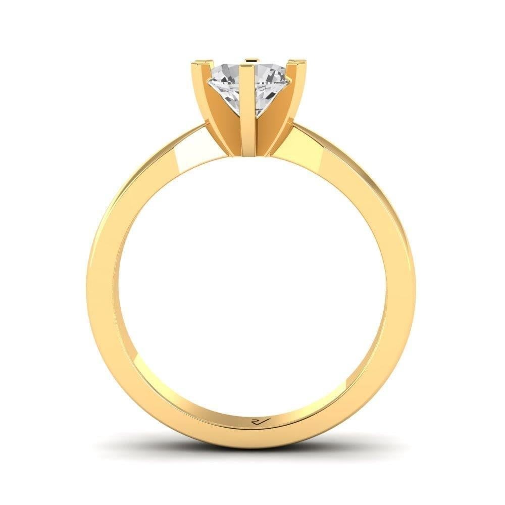 Solitaires Sublime Or Jaune Diamant 0.90 ct