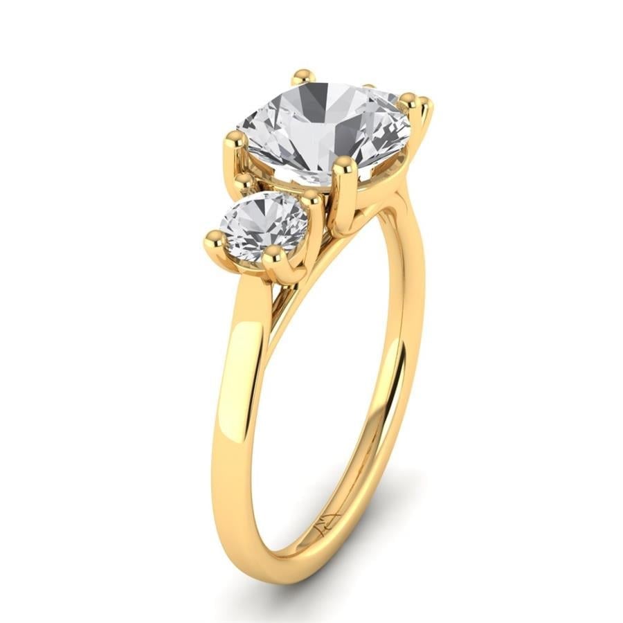 Solitaires Syra Or Jaune Diamant 2.4 ct