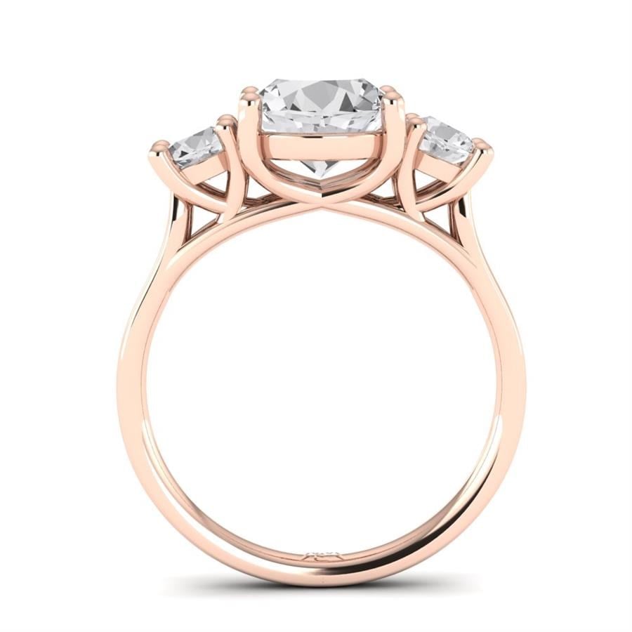 Solitaires Syra Or Rose Diamant 2.4 ct