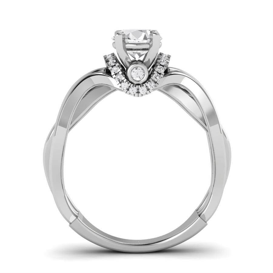 Solitaires Tessa Or Blanc Diamant 0.95 ct