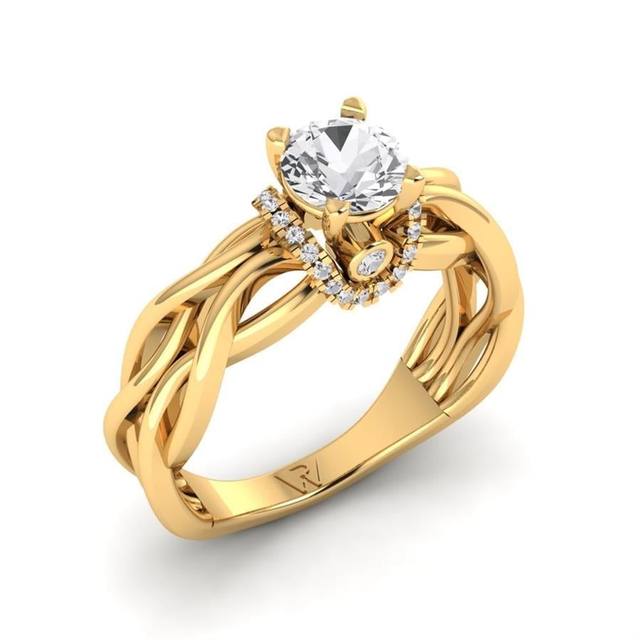 Solitaires Tessa Or Jaune Diamant 0.95 ct