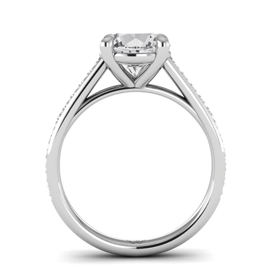Solitaires Thalen Or Blanc Diamant 2.30 ct