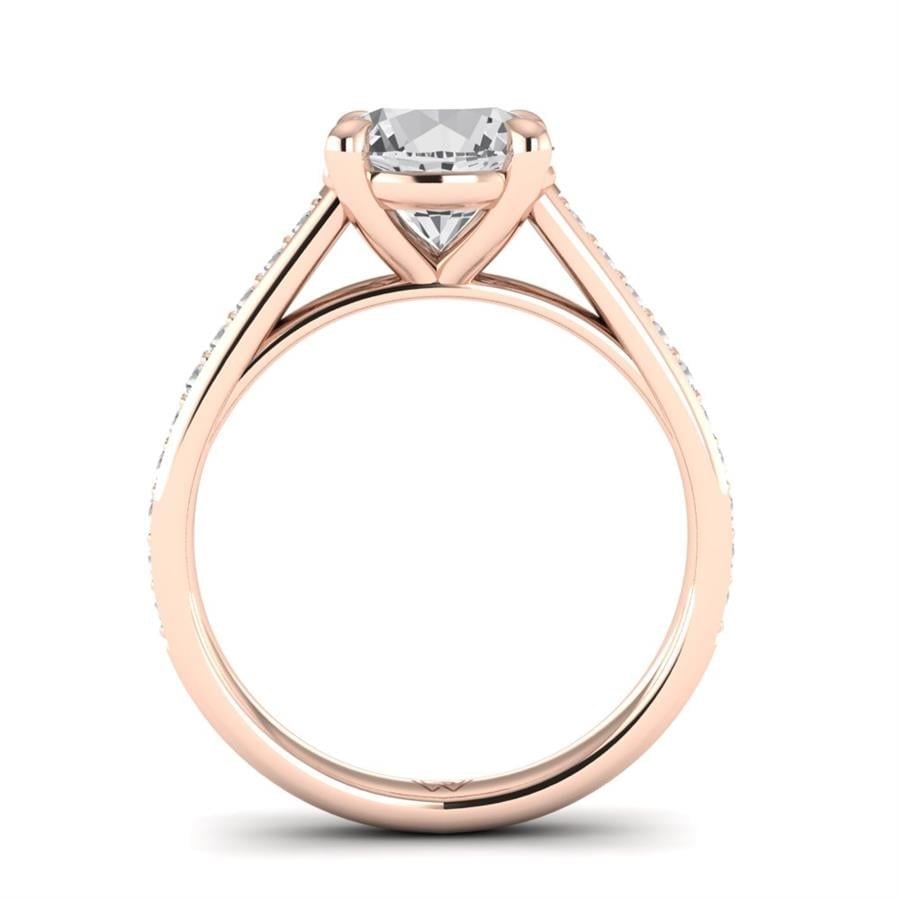 Solitaires Thalen Or Rose Oxyde de zirconium 2.30 ct