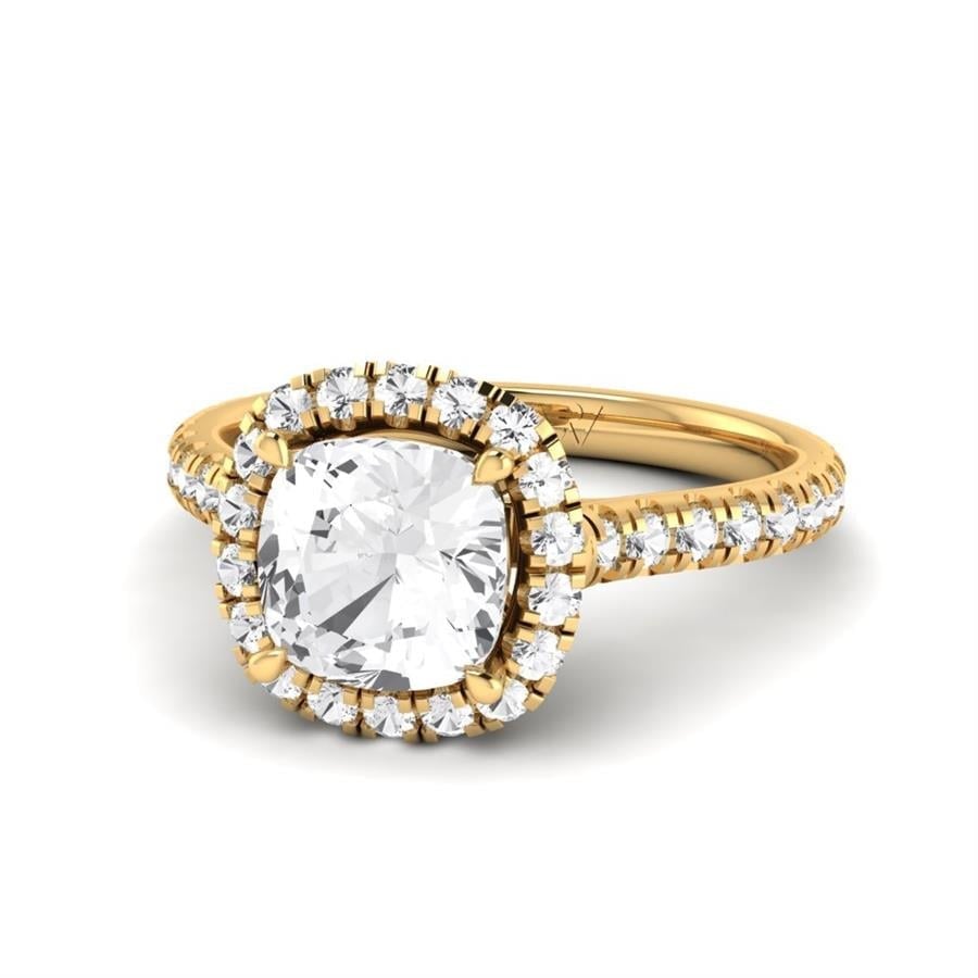 Solitaires Thalys Or Jaune Diamant 2.55 ct