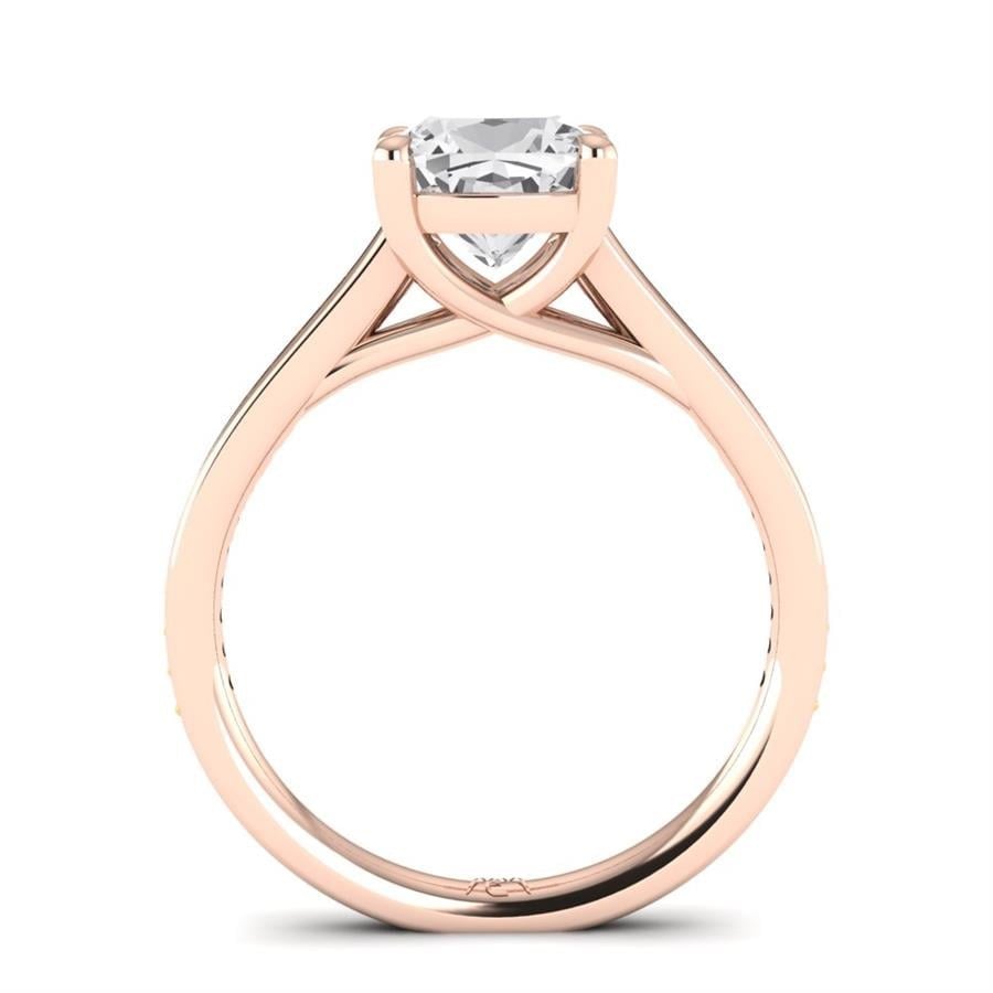 Solitaires Vanyra Or Rose Diamant 2.15 ct