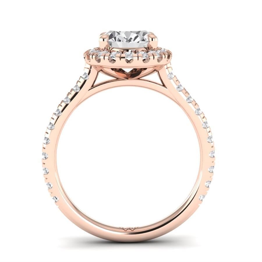 Solitaires Vélune Or Rose Diamant 2.55 ct
