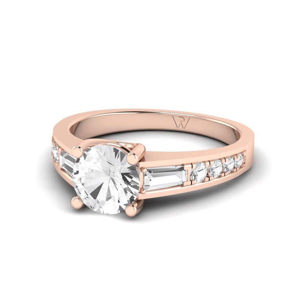 Solitaires Volonté Or Rose Oxyde de zirconium 1.2 ct