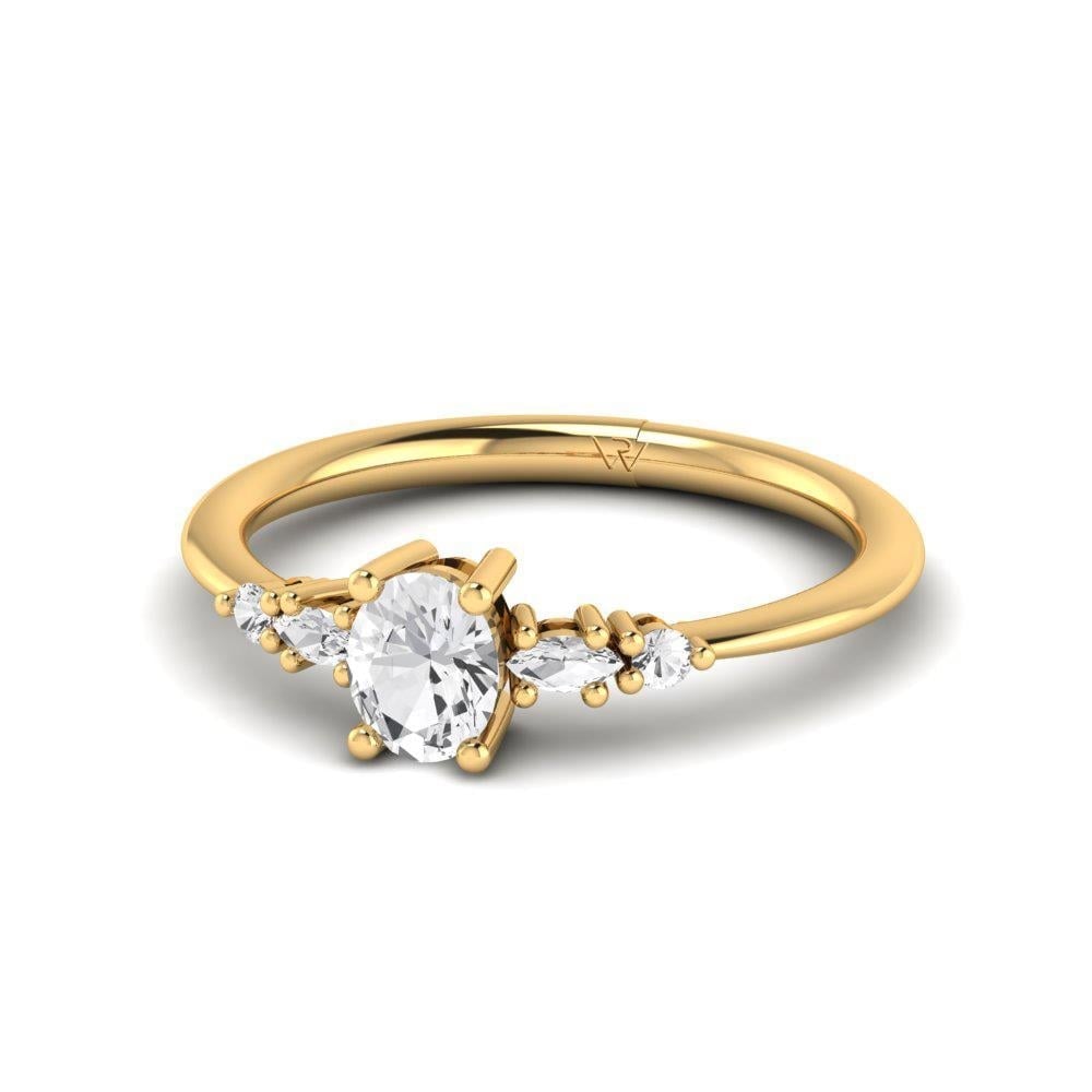 Solitaires Véralys Or Jaune 0.66 ct