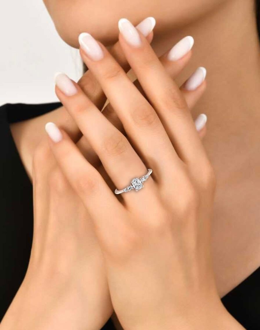 Solitaires Véralys Or Rose 0.66 ct