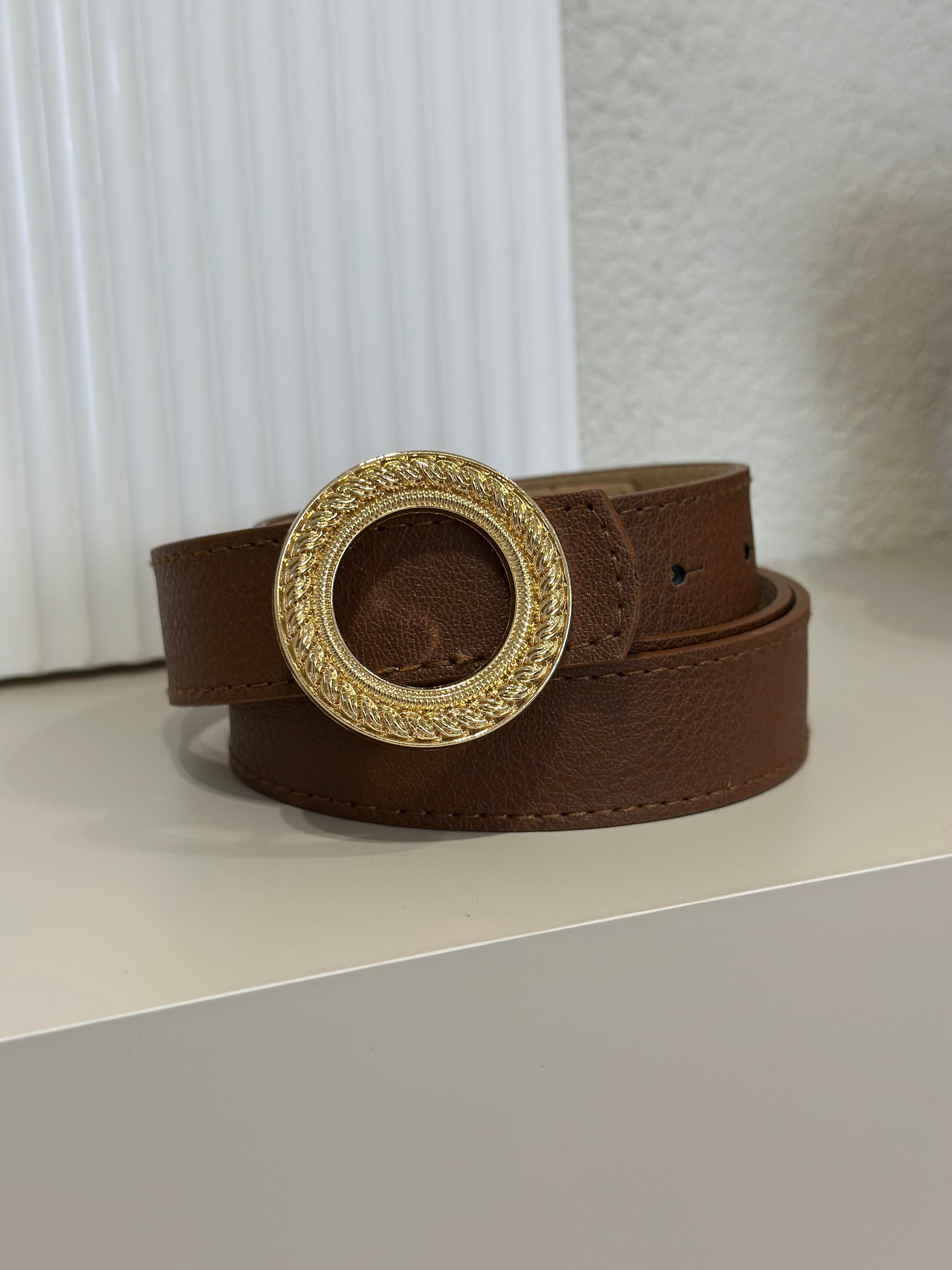 Daire Gold Tokalı Kemer Taba