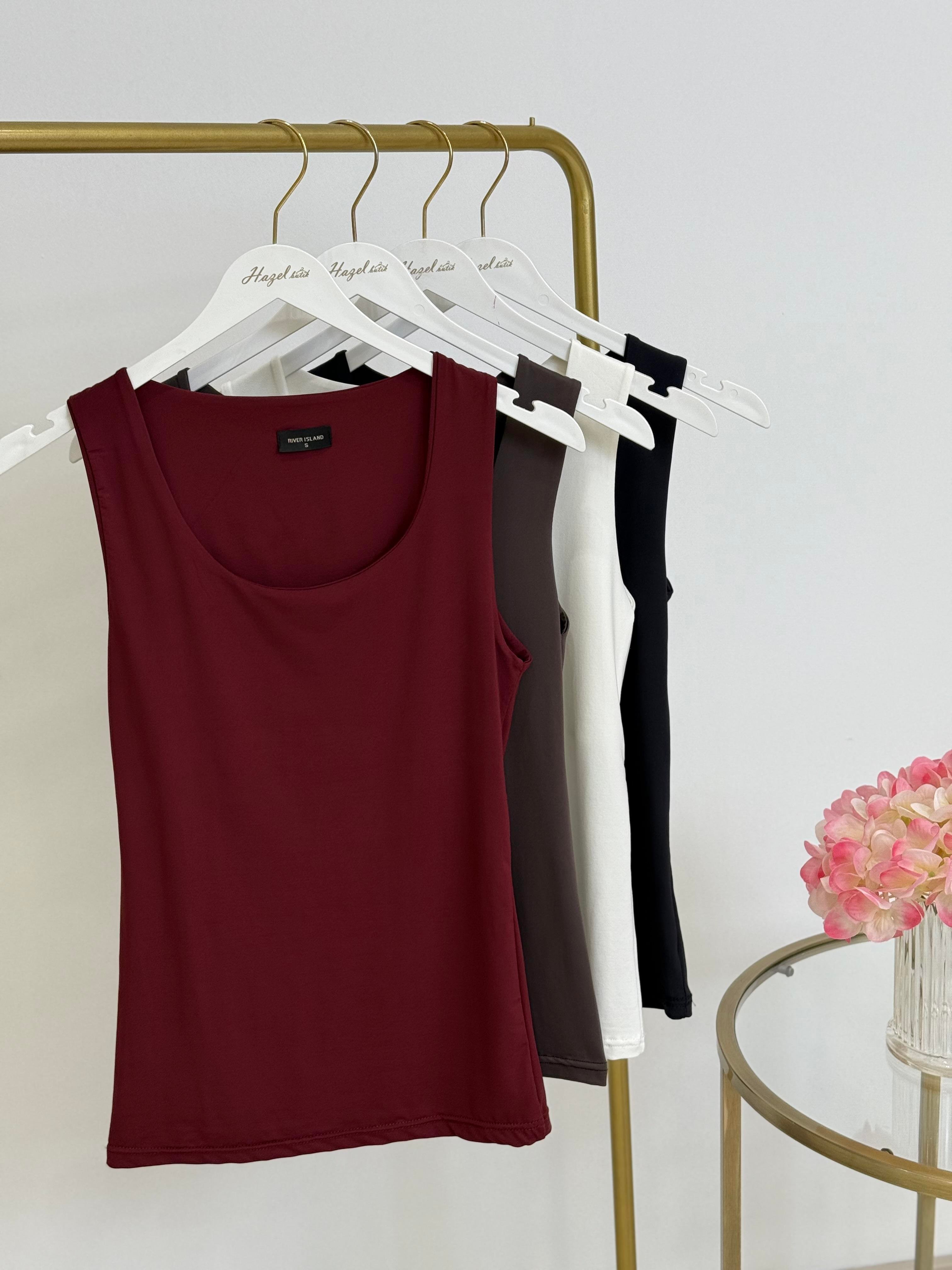 Kalın Askılı Marka Model Atlet Beyaz