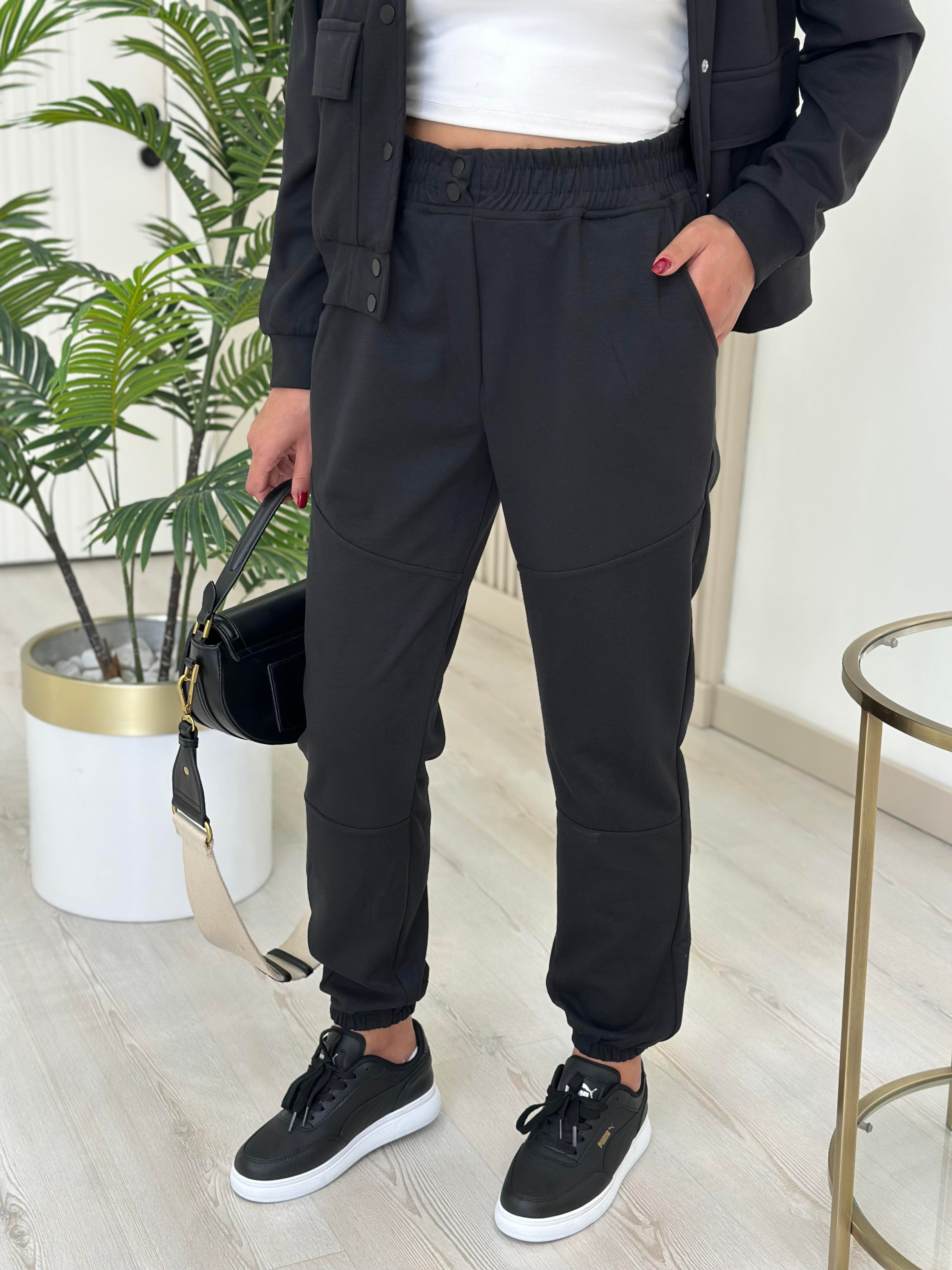 Modal Ceketli Takım Siyah