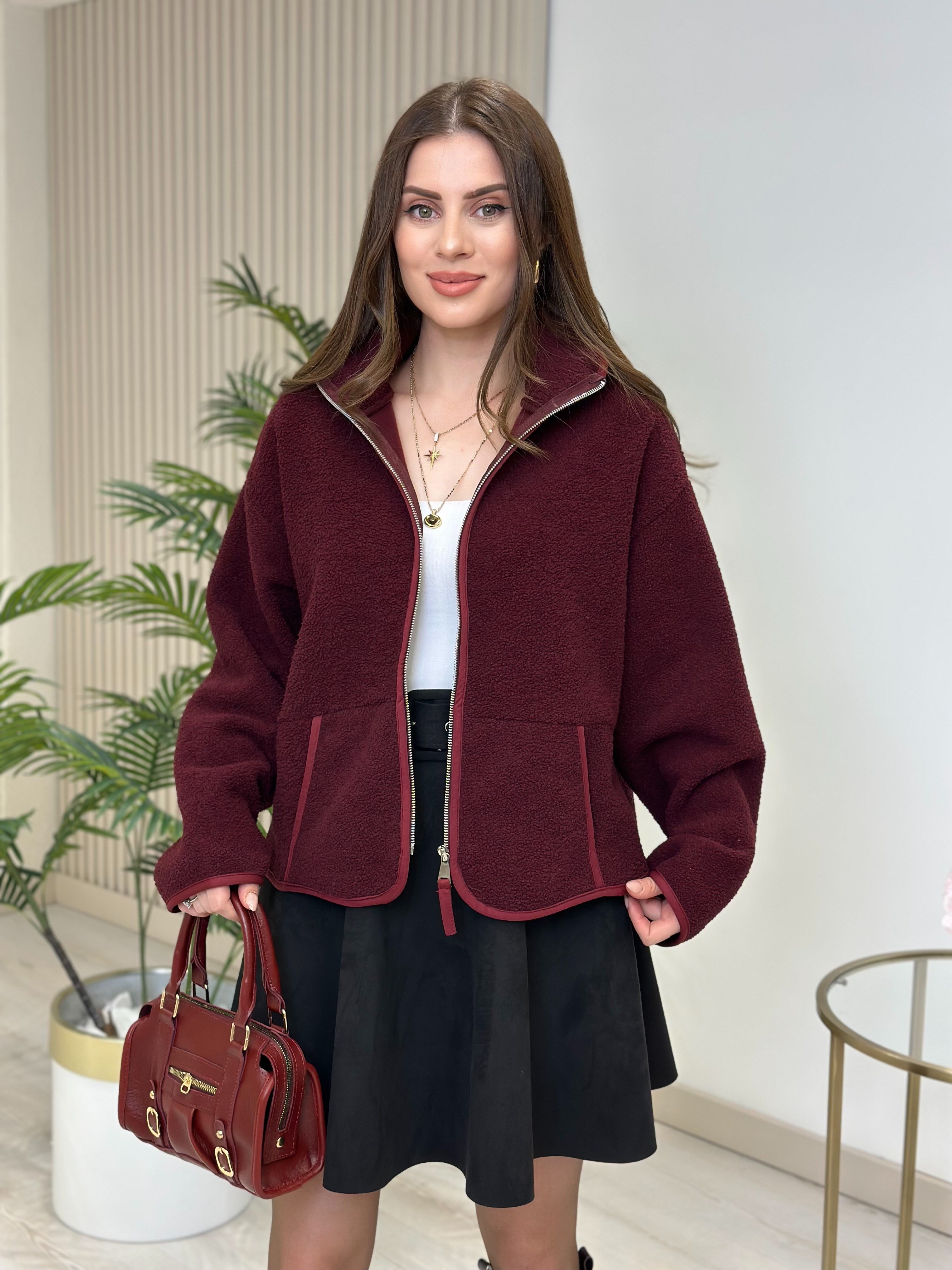 Mürdüm Polar Sweatshirt