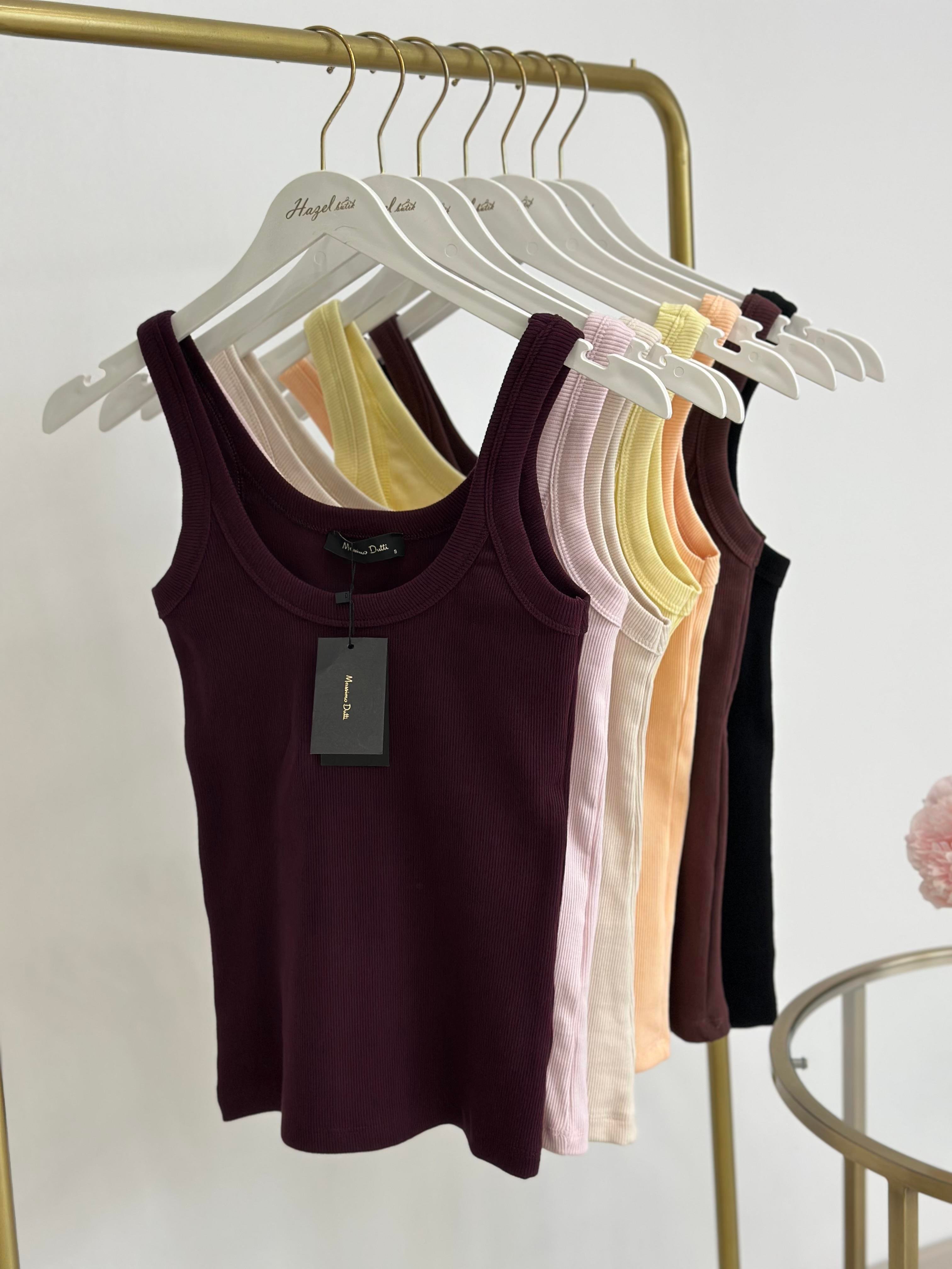 Orj. Marka Fitilli Kalın Askılı Basıc Mürdüm