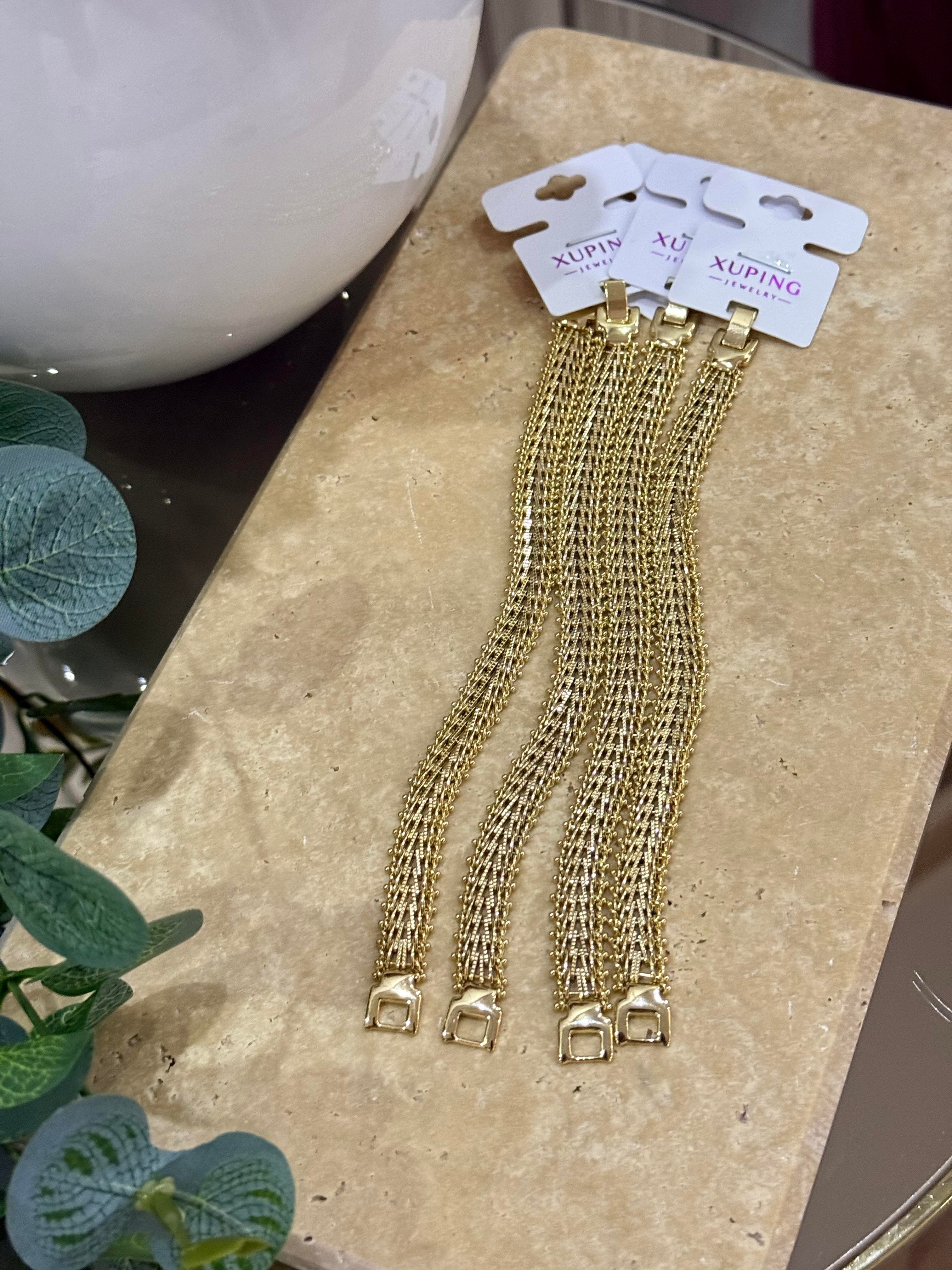 Xupıng Hasır Gold Bileklik 