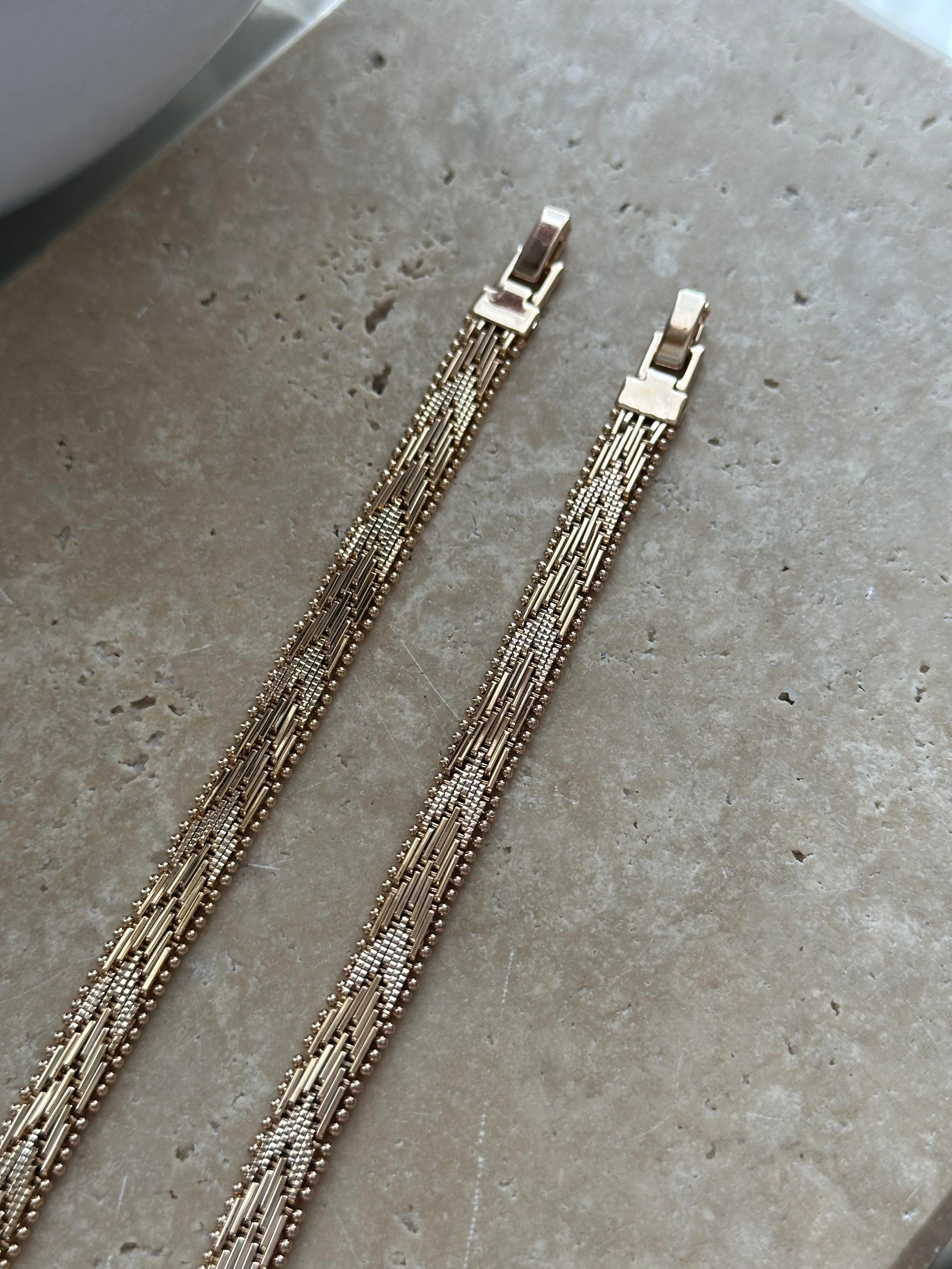 Xupıng Hasır Rose Gold İnce Bileklik 