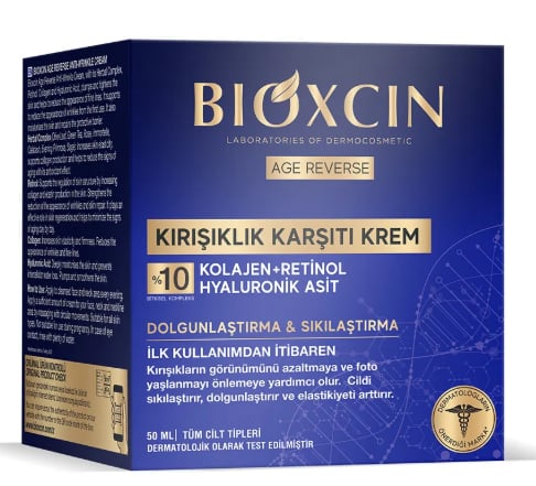 Bioxcin Age Reverse Kırışıklık Karşıtı Krem 50 ml