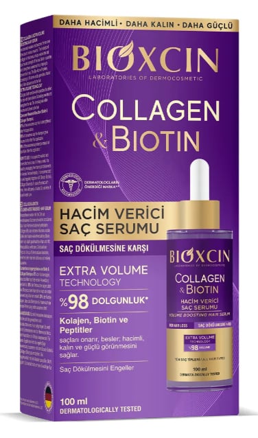 Bioxcin Collagen & Biotin Ekstra Hacim Serumu 100 Ml