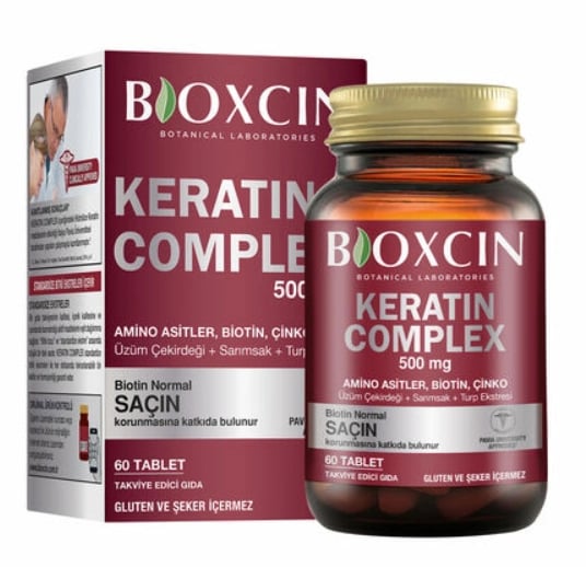 Bioxcin Forte Keratin Complex Tablet Takviye Edici Gıda 60 Tablet