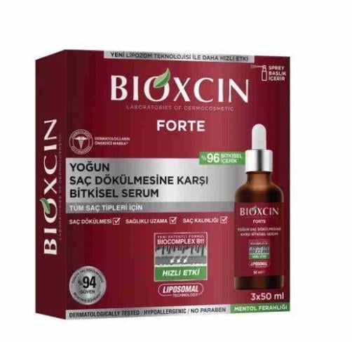 Bioxcin Forte Yoğun Saç Dökülmesine Karşı Bitkisel Serum 3x50ml