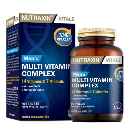 Nutraxin Men's Multi Vitamin Ve Mineraller Içeren Complex Takviye Gıda 60 Tablet