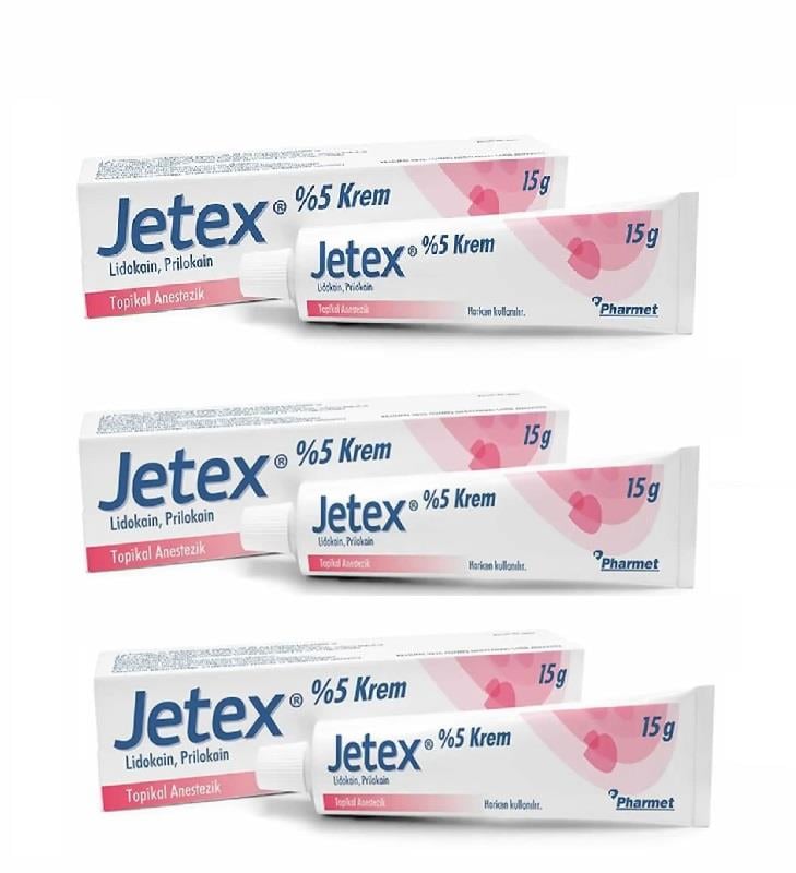 PHARMET Jetex Krem %5 15 g 3 Adet