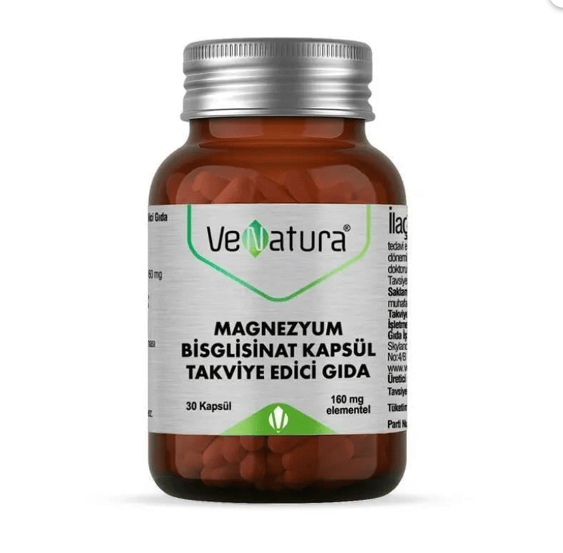Venatura Magnezyum Bisglisinat 160 mg 30 Kapsül