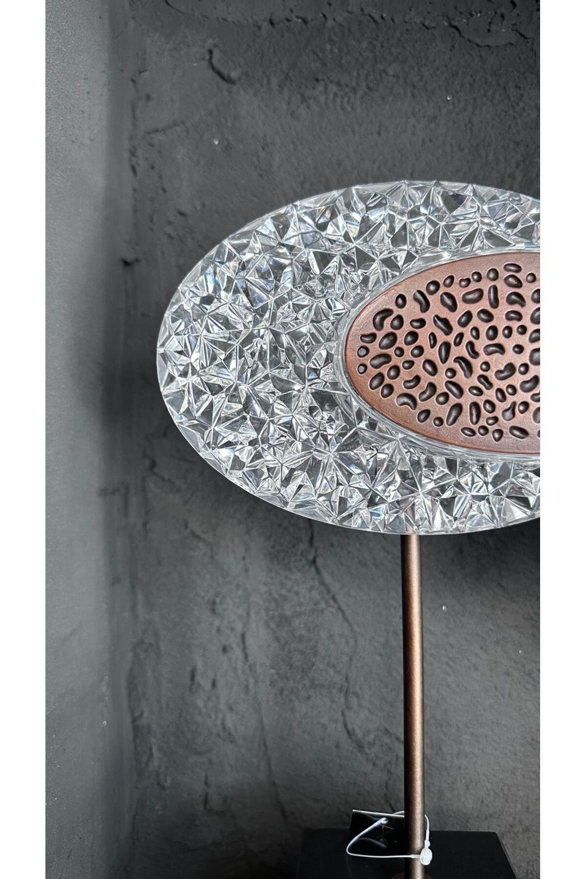 Akrilik oval dekoratif obje