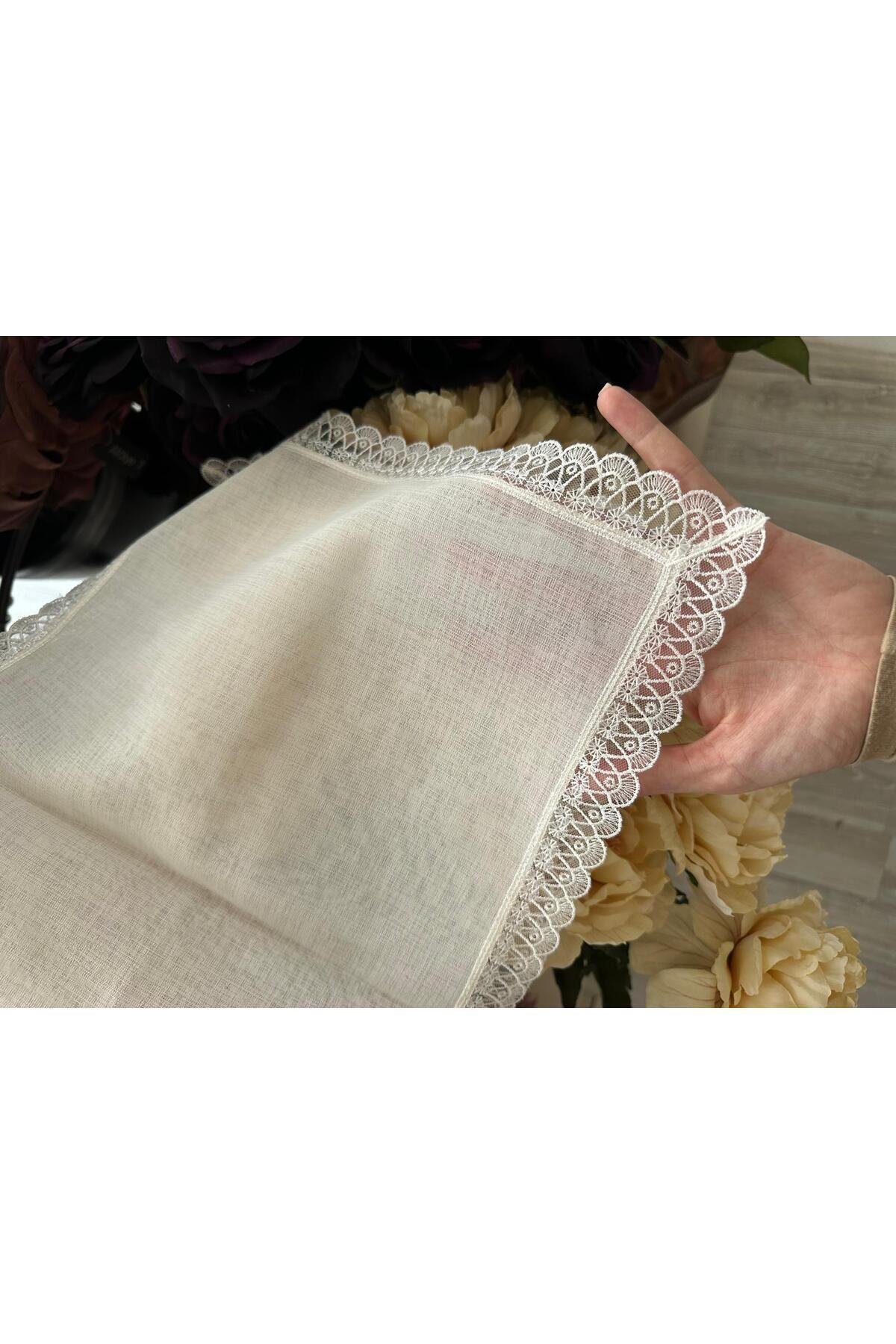 Dantelli amerikan servis ıhlamur 2 li paket 35*50 cm