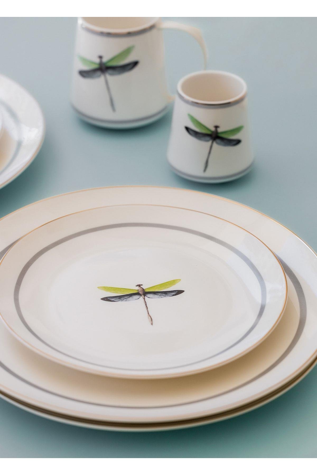Dragonfly Pasta Tabağı 6 Kişilik