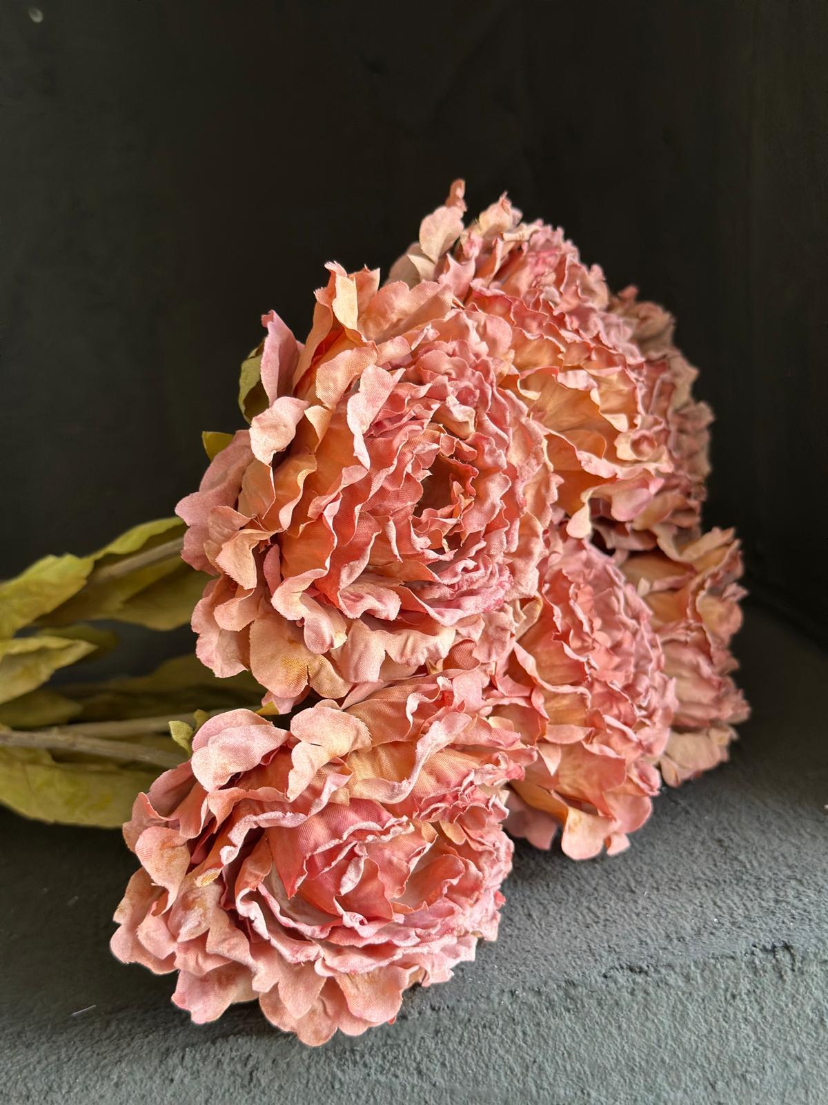 DRY PEONY 63 CM (ROSE PINK)